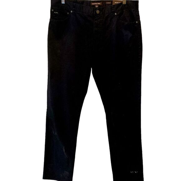 Michael kors black tailored fit 97% cotton 3% elastaine length length 34 - Picture 1 of 7